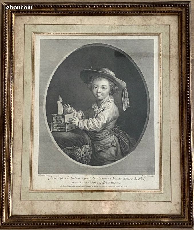 2 Gravures de Marie-Louise-Adélaïde Boizot (image 1)