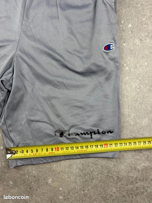 Champion Short De Sport Avec Poches Gris Clair Taille L Garçon Loose Fit Sport Athleisure #U1946 (image 9)