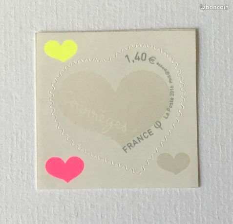 France 2012 : Feuillet F648A - Saint-valentin : Cœur Adeline andré Neuf