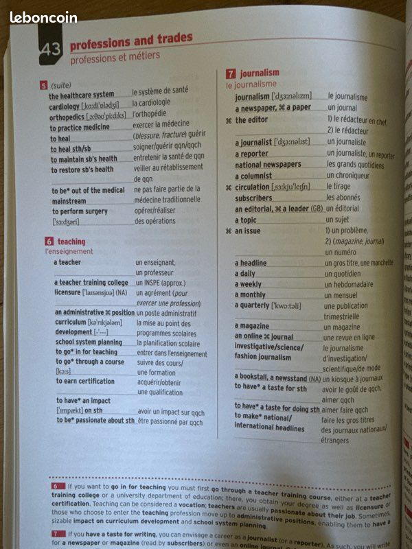 Le mot et l’idée - Vocabulaire Anglais (image 4)
