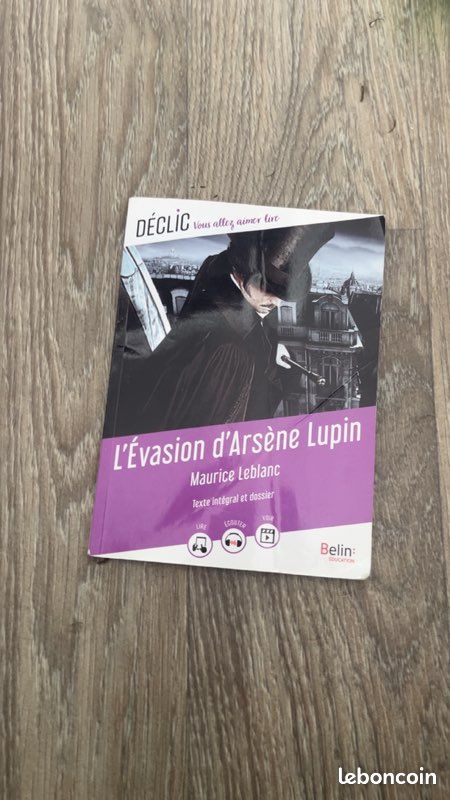 Livre L'évasion d'Arsène Lupin de Maurice Leblanc (image 1)
