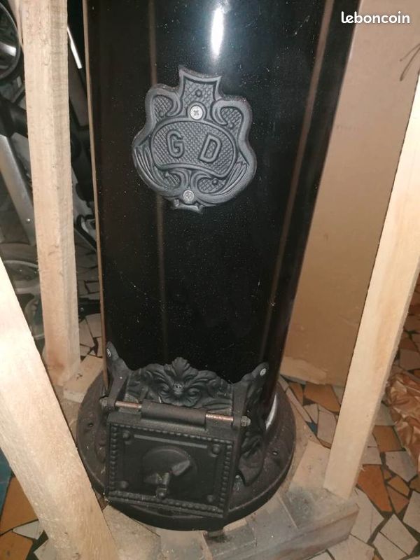 GODIN 3721A anthracite POELE bois PETIT GODIN NOIR (image 2)
