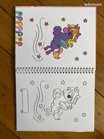 Livre de coloriage - Depesche - Ylvi - 30 doubles pages - 7 feutres - Crayon magique - Beaux-Arts et Loisirs créatifs