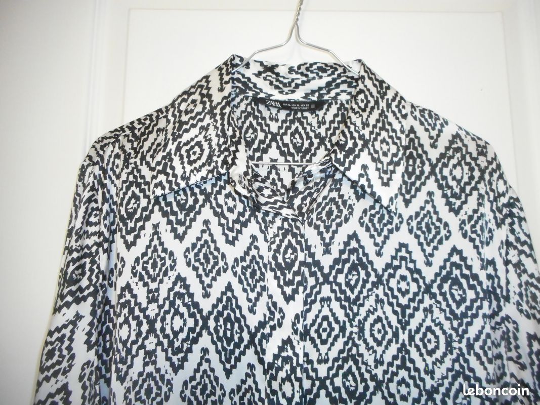 Chemisier satin Zara (image 2)