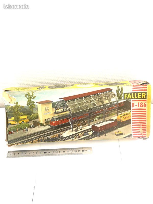 Lot De 3 Verrières 2 Voies FALLER HO Pour Gare - Époque 4 - Occasion