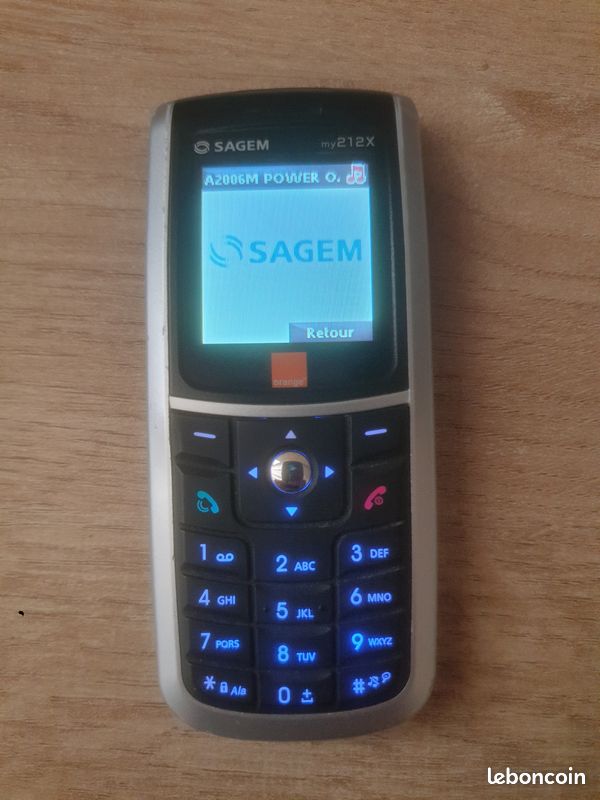 Sagem MYX-2 Téléphone Vintage Gris – Ancien Rare, état Comme Neuf, Juste La Batterie à Changer