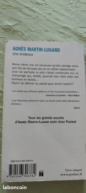 Roman Une évidence de Agnès Martin-Lugand (image 2)