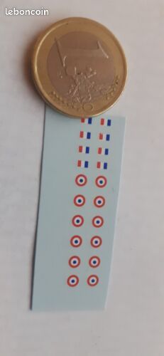 Décalcomanies Cocarde Et Drapeaux France 1/43 - Pour Modèles Réduits Ambulance/ MAN - Occasion