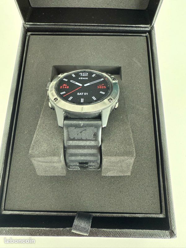 Montre Garmin fenix 6 Sapphire Carbone + cardio (image 4)