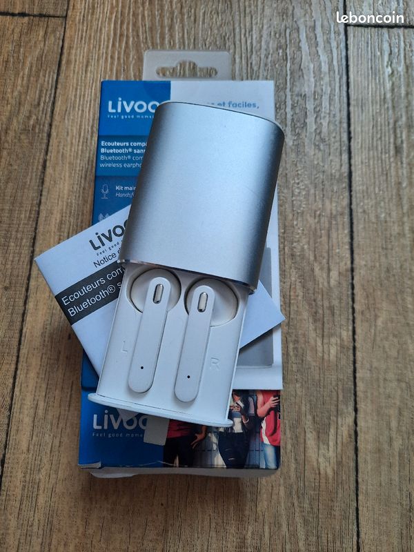 Écouteurs compatible Bluetooth sans fil Livoo (image 2)