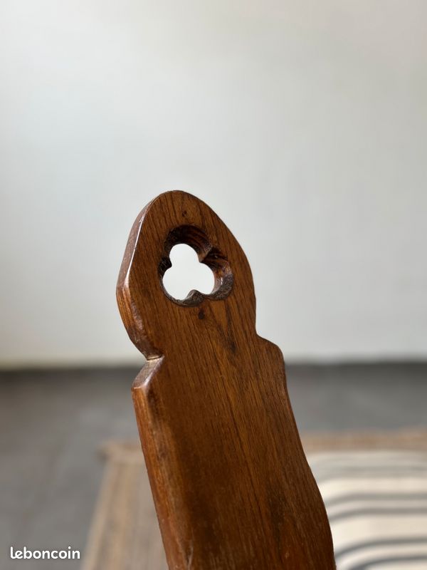 Chaise brutaliste vintage (image 2)
