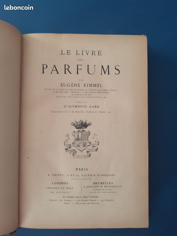 Rimmel, Eugène Le Livre des parfums. Préface d'Alphonse Karr. Illustrations de A. De Neuville, Duhousset, Chéret. Paris, E. Dentu - Londres, Chapman et Hall, Bruxelles, C. Muquardt, [1870] (image 3)