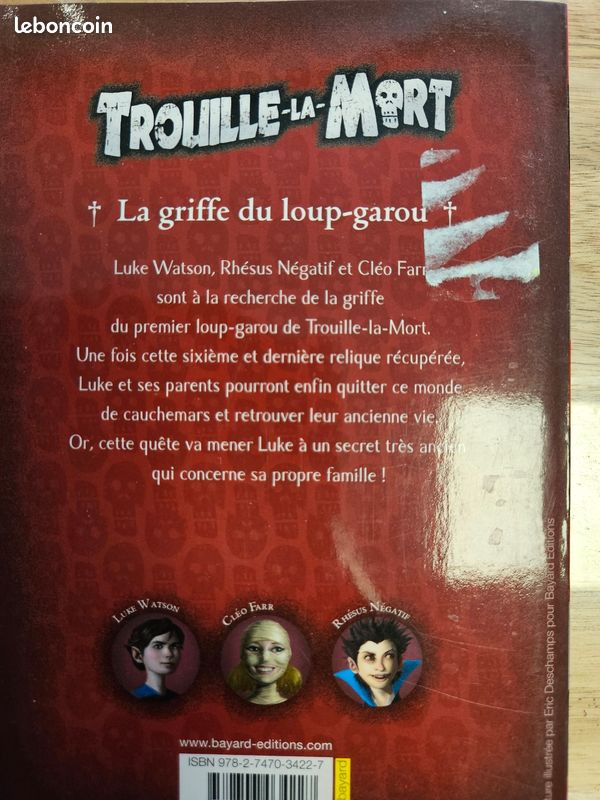 Lot de 2 livres trouille la mort (image 3)