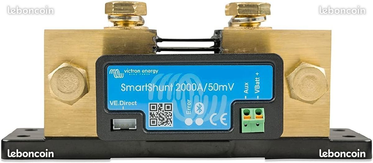 Victron Energy SmartShunt 2000 Amp Moniteur de Batterie (Bluetooth) -  Équipement caravaning