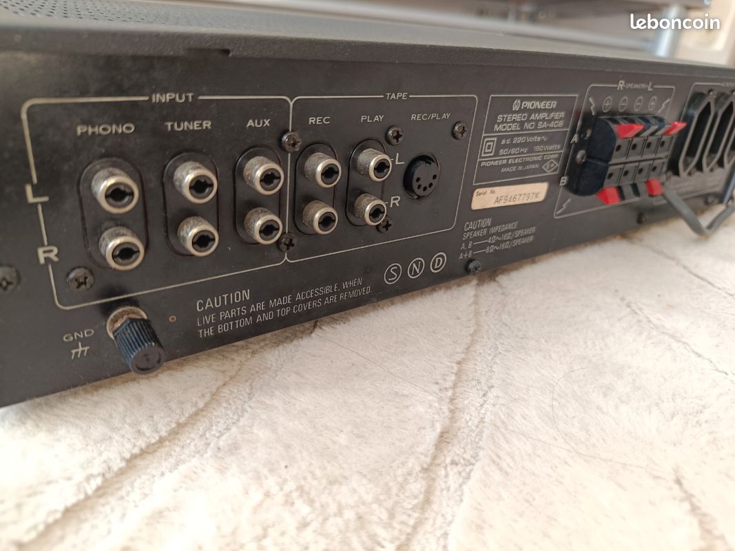 Amplificateur Pioneer SA-408 (image 6)