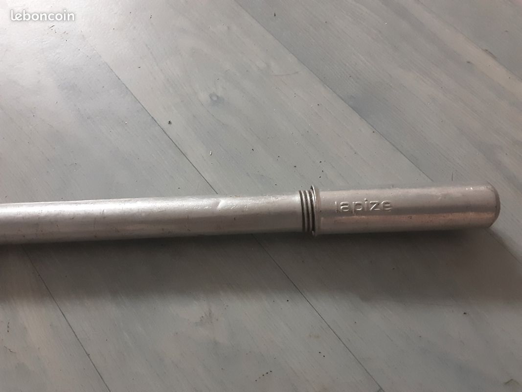 pompe a velo ancienne Lapize aluminium retro