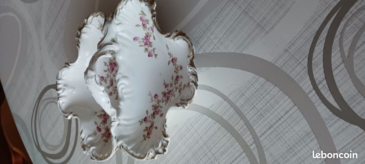 Plat apéritif en porcelaine de Limoges (image 1)