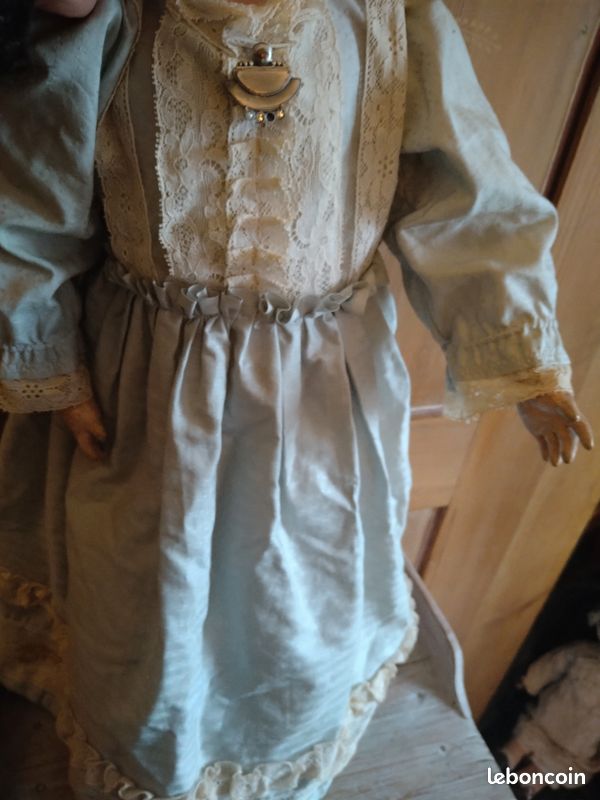 Très ancienne ROBE, pour NOUVEAU-NÉ ou grande POUPÉE | Kaufen auf Ricardo
