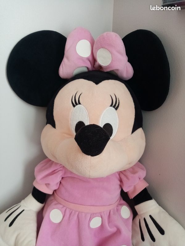 Grande peluche Minnie rose 80 cm (image 2)