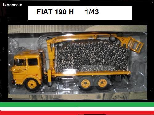 C97 FIAT 190 H Camion Transport de bois - Fardier 1/43 neuf boite (image 4)