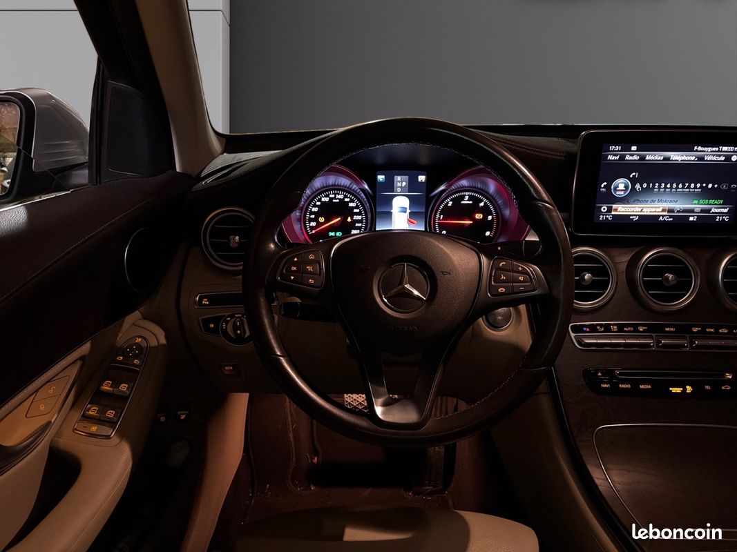 MERCEDES GLC Classe 220 d 9G-Tronic 4Matic Sportline, Ordinateur de bord, Suspension Sport, GARANTIE 12 MOIS (image 12)