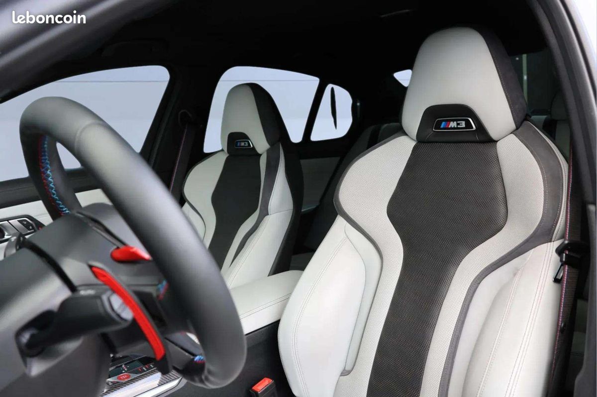 BMW M3 Competition 510 ch * Carbone Extérieur * Laserlight * Harman Kardon * HUD * Brooklyn Grey (image 11)