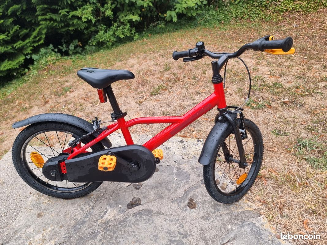 Velo enfant Decathlon discover 500 rouge 16 pouces (image 1)