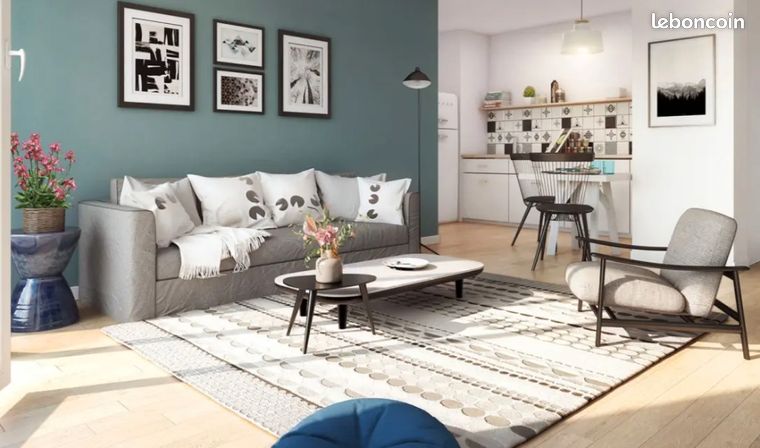 Appartement 2 pièces 44 m² — 1