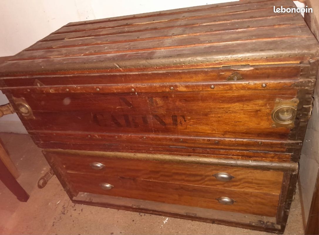 Malles de cabine ancienne (image 1)