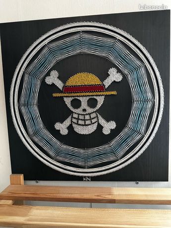 Tableau One Piece Luffy Éclats Lumière - Cadre Mural