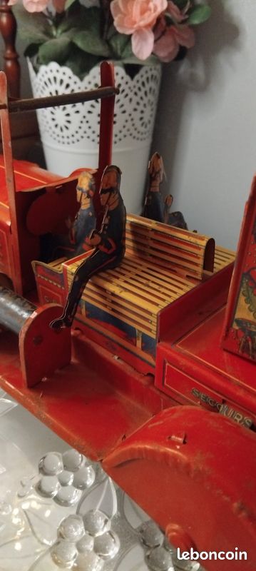 GROS CAMION DÉPANNEUSE CR Charles Rossignol jouet ancien en tôle EUR