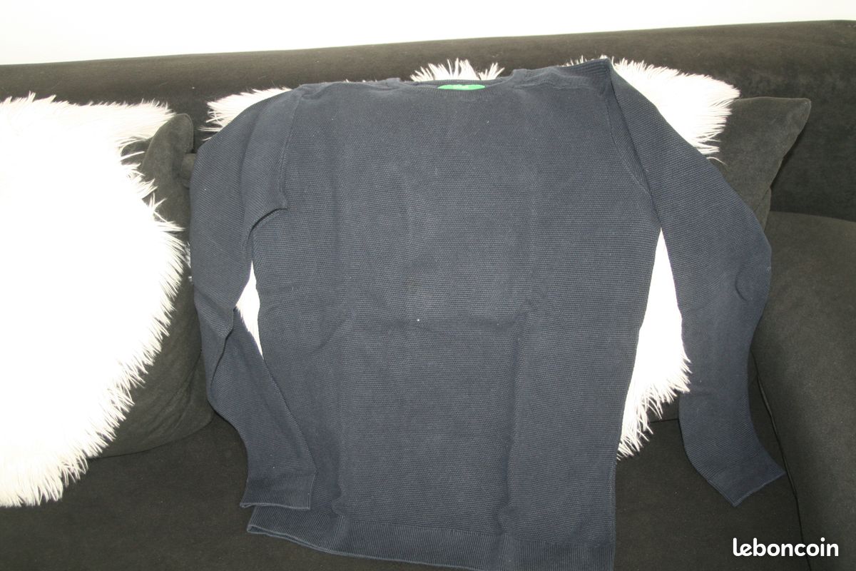 Pull homme marine taille m (image 1)
