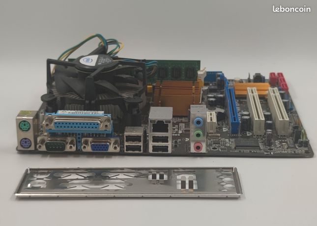 Carte mère ASUS P5KPL-AM EPU + CPU + mémoire - Accessoires informatique