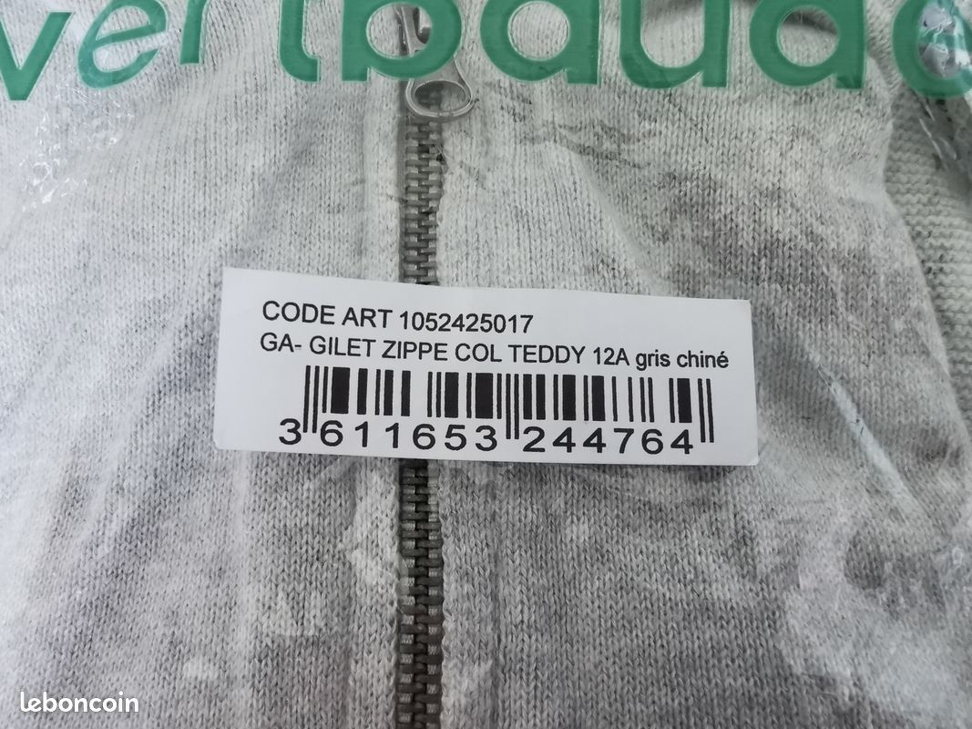 Vertbaudet Garcon Veste Teddy En Molleton Garçon Bogota - Camel - - Nu Pull Bebe Garcon