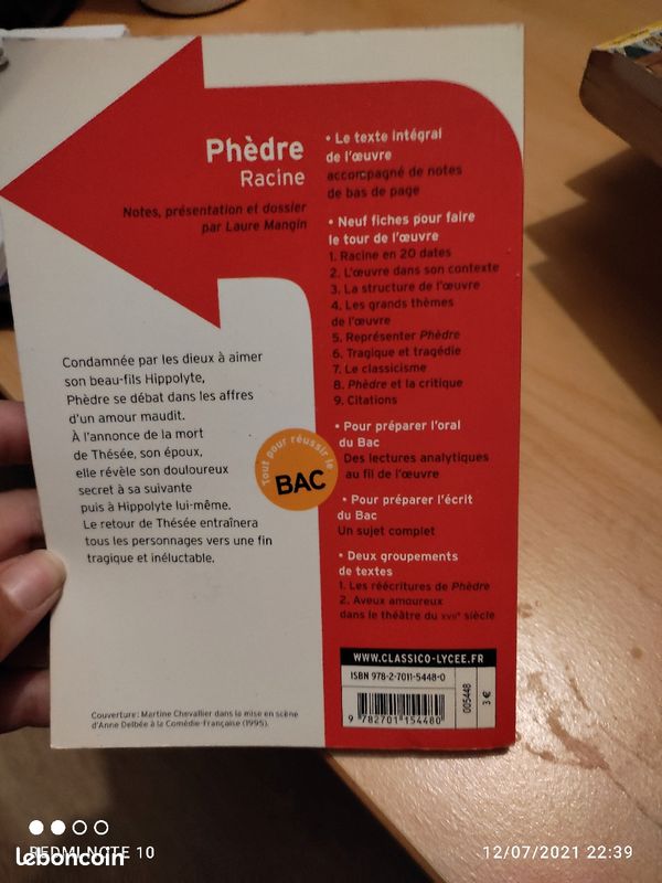 Livre Phèdre (image 1)