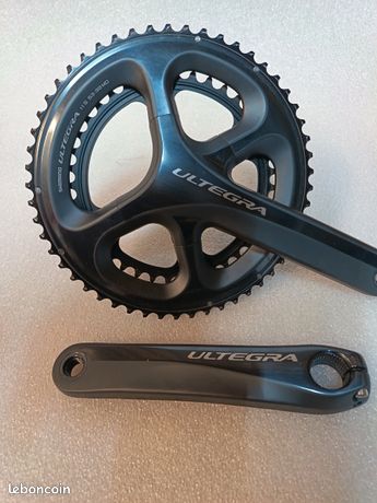 Pédalier Campagnolo Record Double 170 Mm - 52-42 Dents - Compatible 6, 7, 8 Vitesses - Occasion En Bon état
