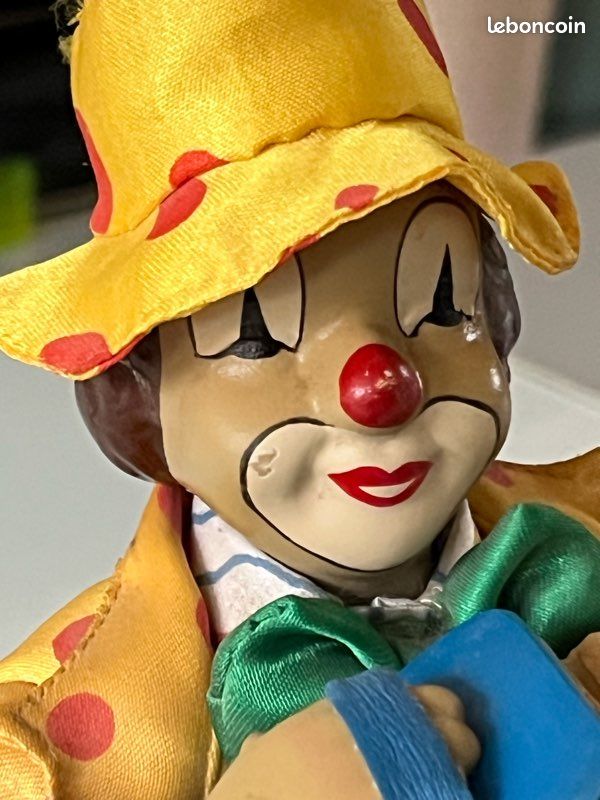 Jouet ancien clown très rare - Collection