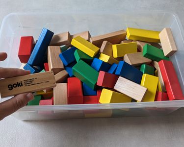 Goki – Balance En Bois Avec Plateaux Métal Et 6 Poids – Jeu D'imitation Commerçant – Dès 5 Ans – 2040756