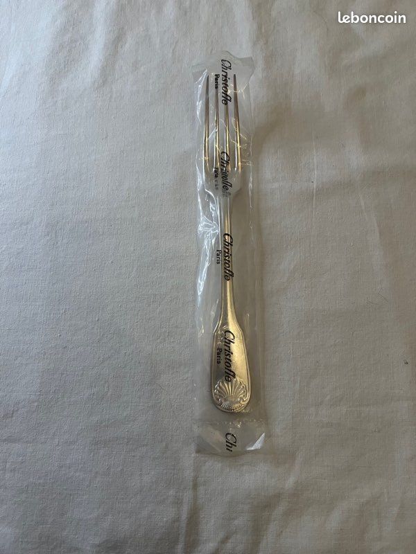 1 fourchette de table NEUF SOUS BLISTER - Christofle - Collection CHINON (image 1)