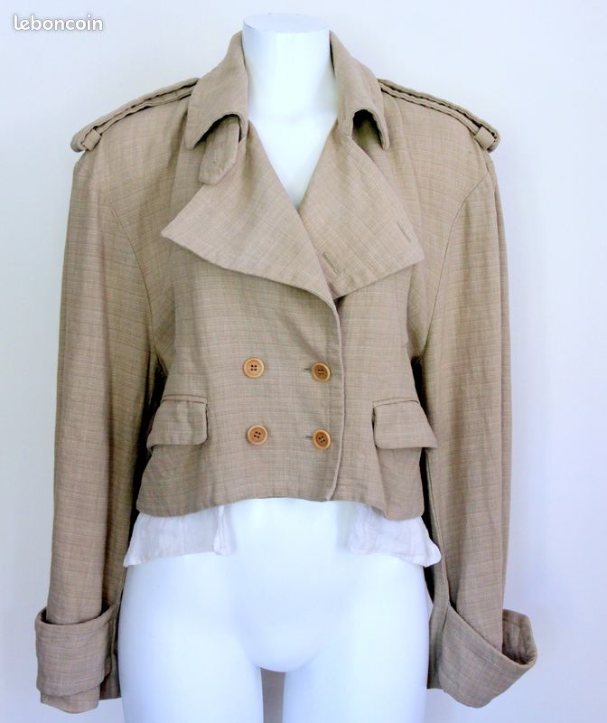 Tf14 Veste lin beige STELLA MC CARTNEY (image 1)