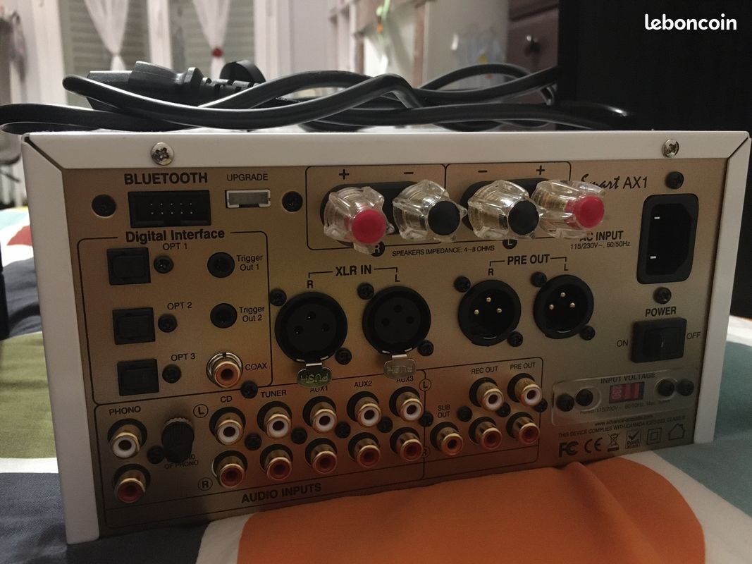 Advance Acoustic AX1 Blanc + dongle bluetooth X-FTB02 (image 2)
