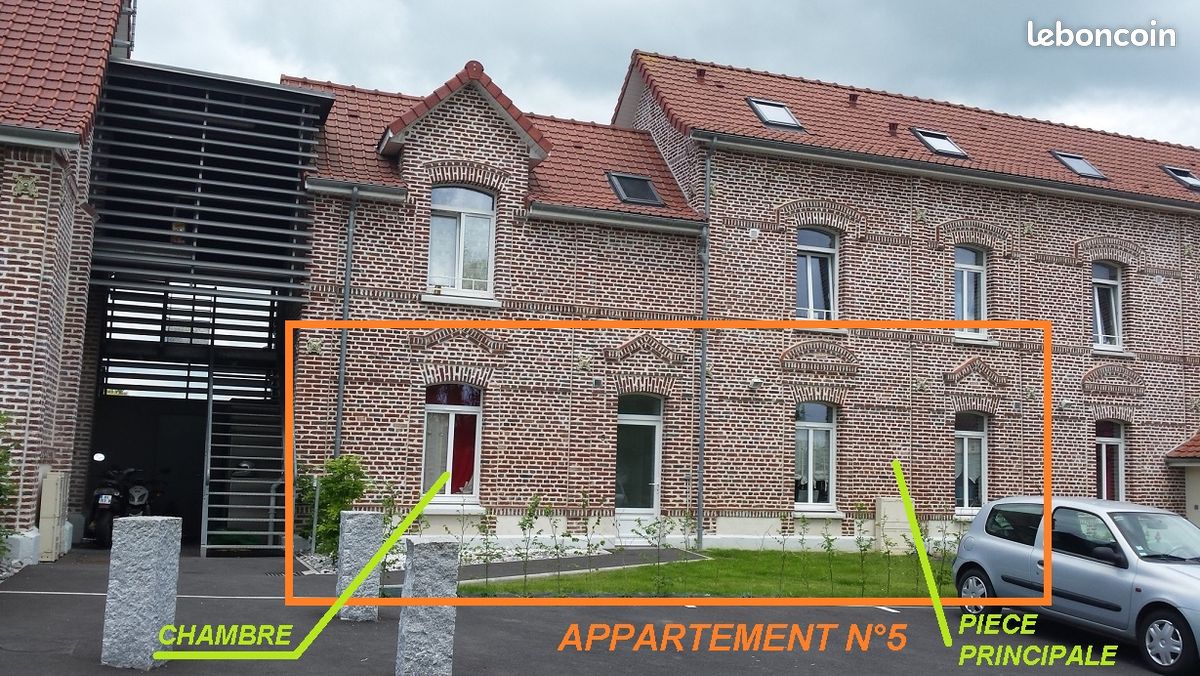 Appartement 2 pièces 52 m² · à Hesdin-la-Forêt · 52 m² · 550 €