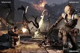 NOTÉ 19/20 PAR VIDEO_COM MARINES CONTRE ALIENS, DE LA TRONÇONNEUSE À LA GROSSE ARTILLERIE : PAS DE PITIÉ JEU XBOX 360 GEARS OF WAR 3. STICKERS MANETTES ET CONSOLE. JOUABLE SEUL ou À PLUSIEURS (image 18)