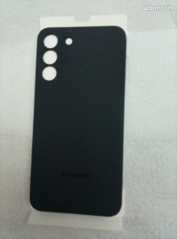 Coque Galaxy S22+ silicone noir (image 2)