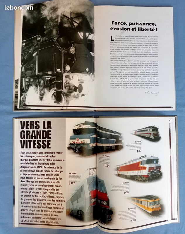 Lot 2 livres- Collection Trains de légende + Poster- Les locomotives légendaires- (éditions Atlas) (image 3)
