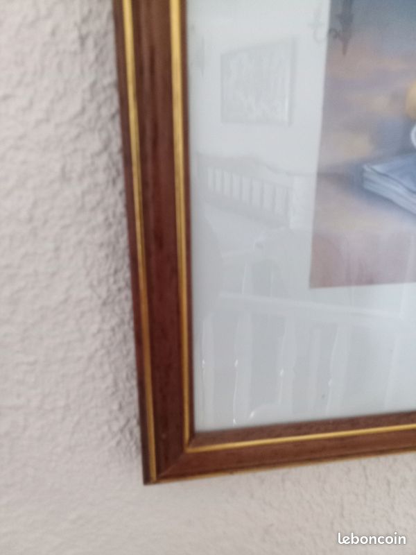 NATURE MORTE : CADRE SOUS VERRE - TABLEAU de " TRISHA HARDWICK" ROMANTIC SCENES (image 4)