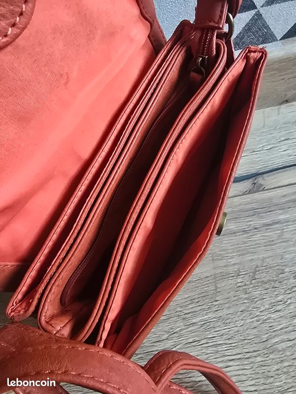 Sac bandoulière terracotta (image 2)