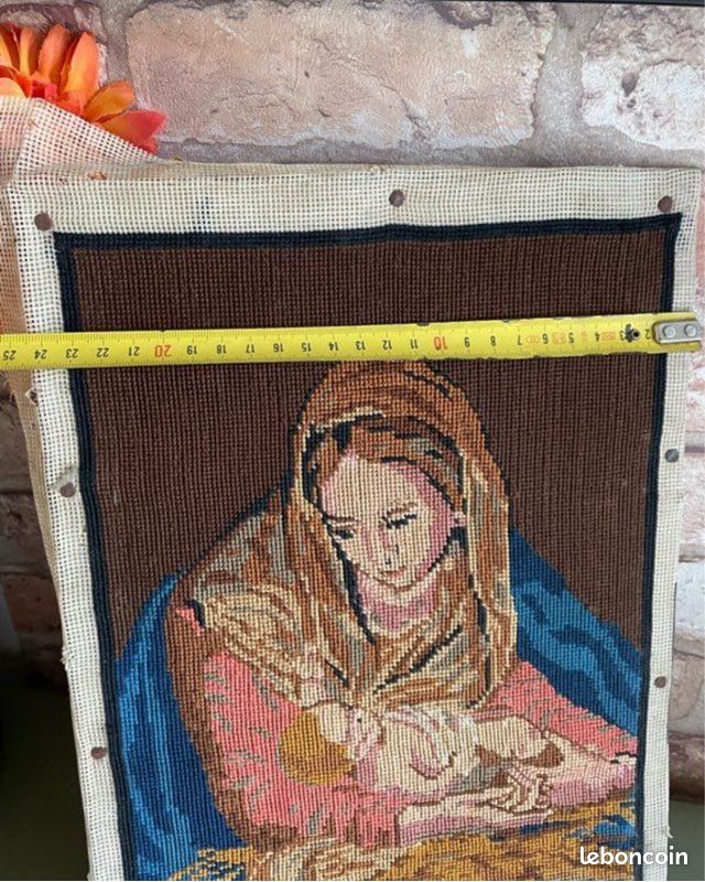 Canevas déjà brodé « Vierge à l’enfant » (image 5)