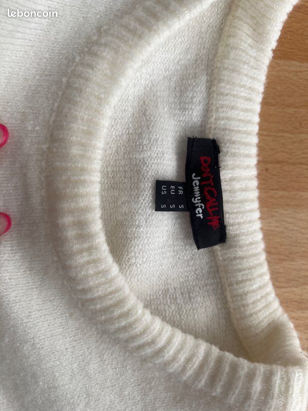 Robe pull blanche (image 2)