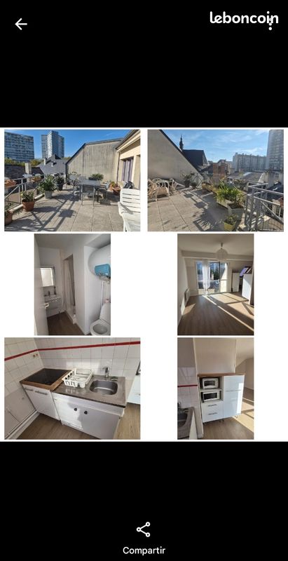 Appartement 1 pièce 25 m² · à Rennes · 25 m² · 550 €/mois